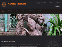 Tablet Screenshot of maharajinteriors.com